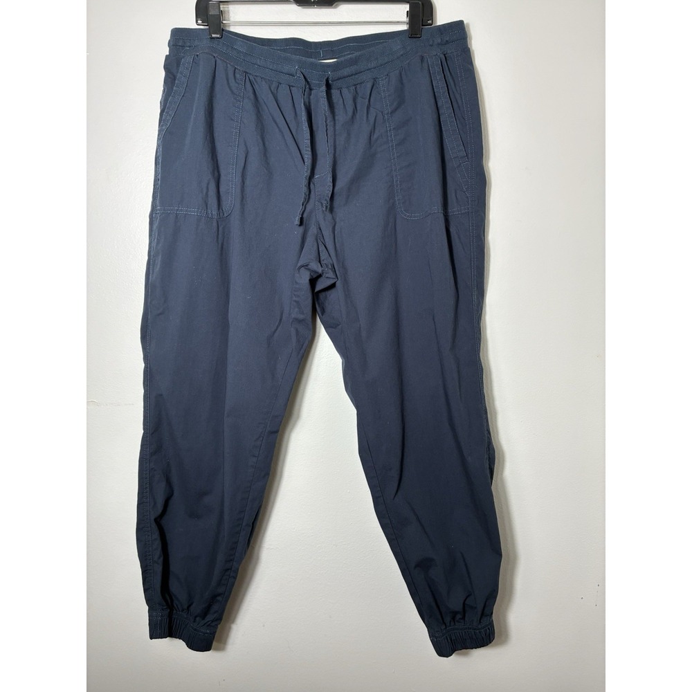 Pact Pull On Joggers Women's XL Navy Blue Organic Cotton Gorpcore Comfort
